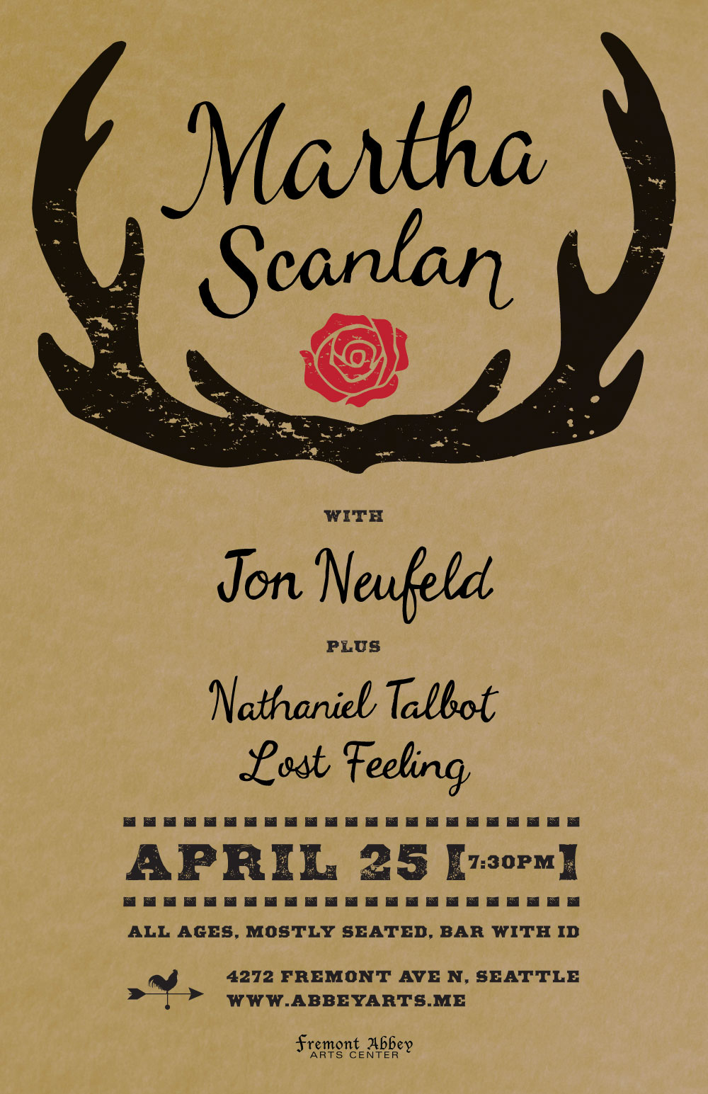 Martha Scanlan Poster - Black