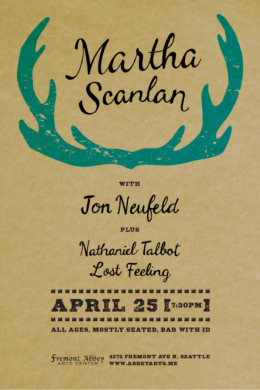 Martha Scanlan Poster - Turquoise