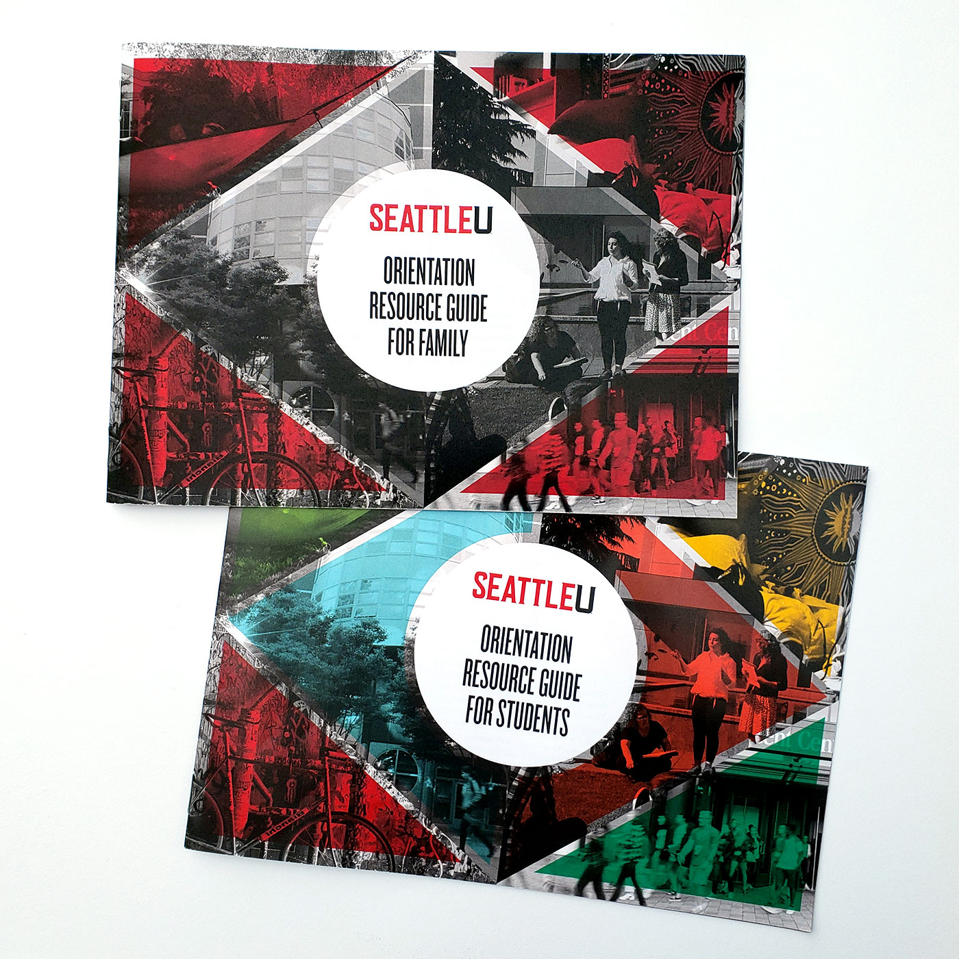SU student orientation booklet covers